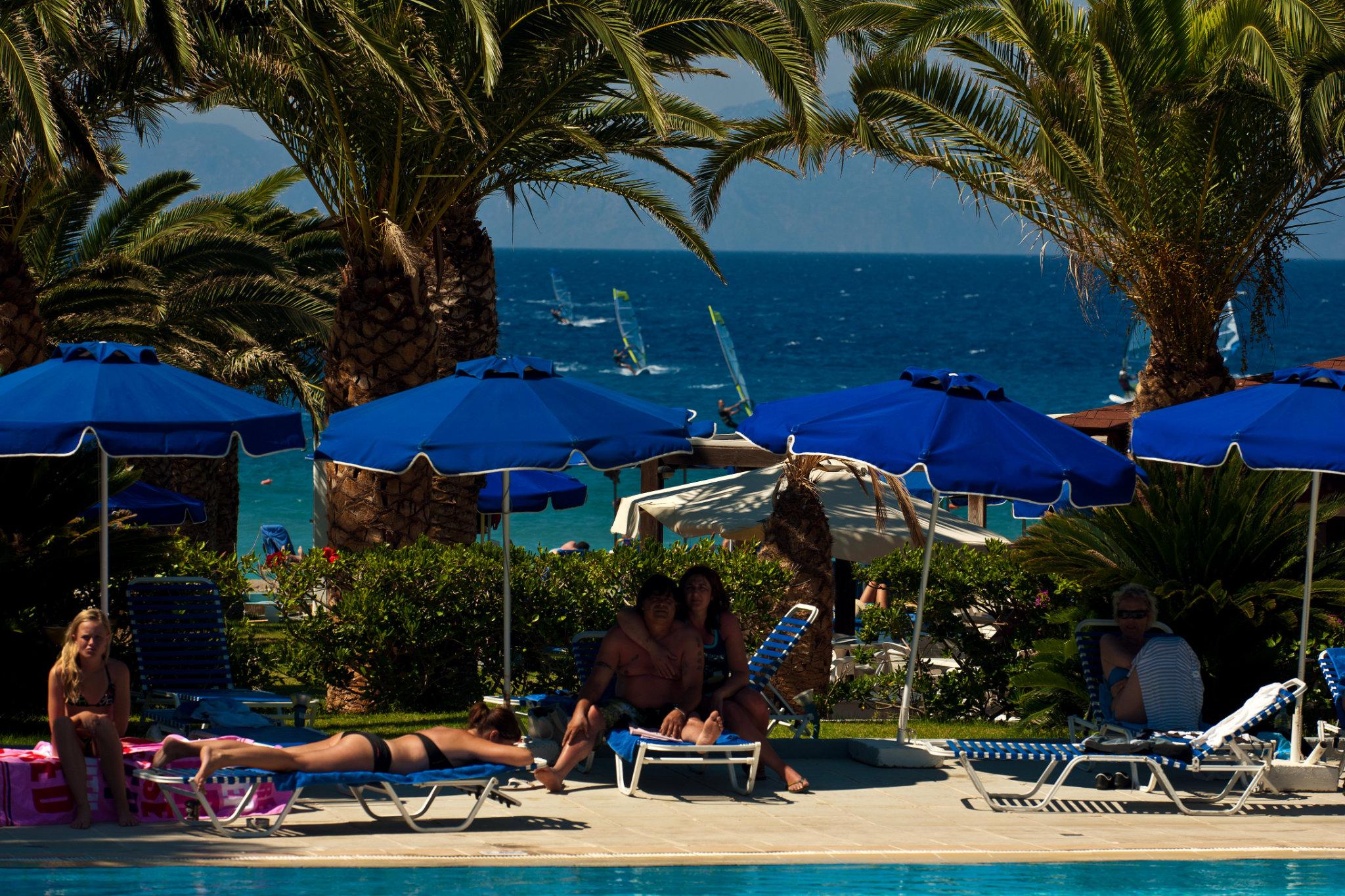 Blue Horizon Hotel Ialysos  Exterior foto